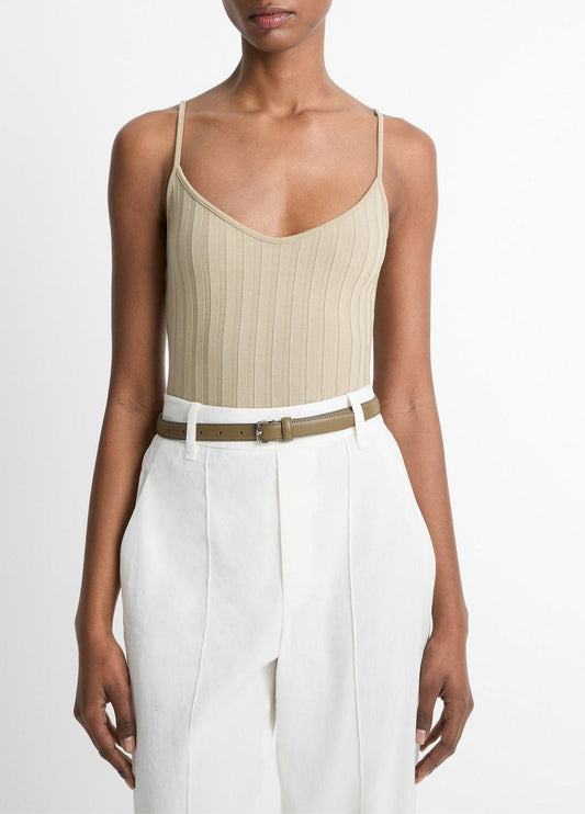 VINCE Recommended - Ribbed V-Neck Camisole in Shirts & Tees