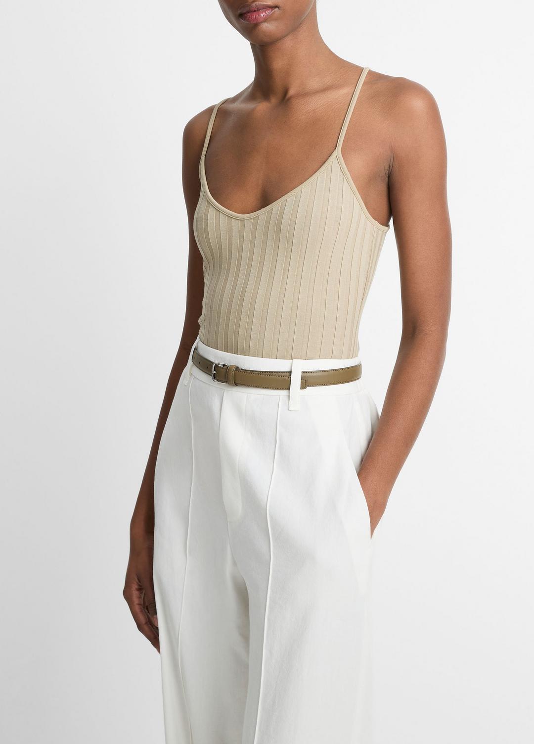 VINCE Recommended - Ribbed V-Neck Camisole in Shirts & Tees