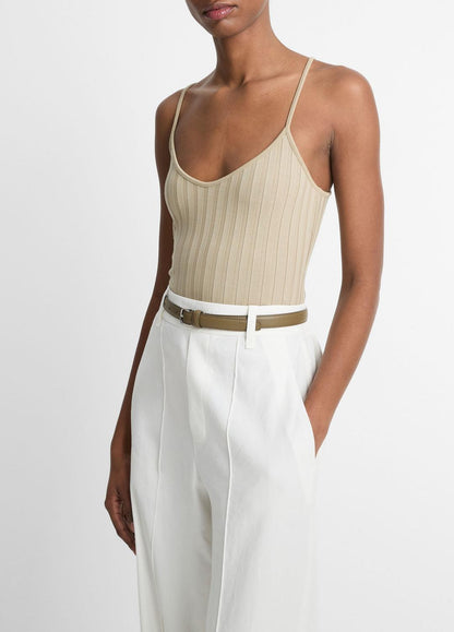 VINCE Recommended - Ribbed V-Neck Camisole in Shirts & Tees
