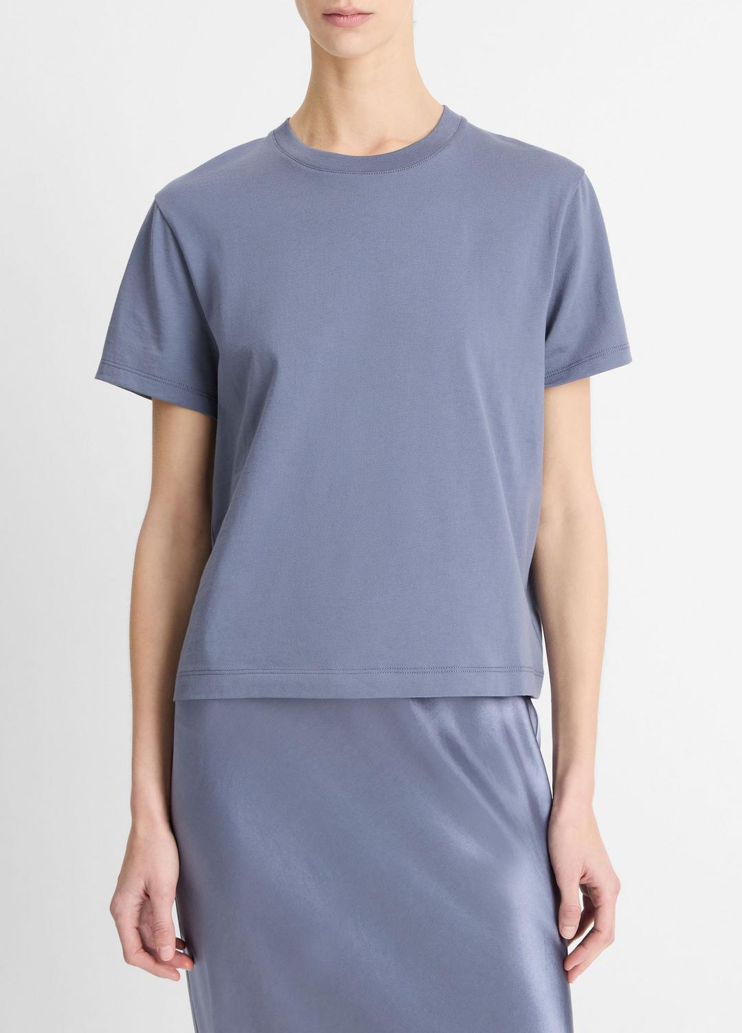VINCE Trending - Pima Cotton Crew Neck T-Shirt in Shirts & Tees