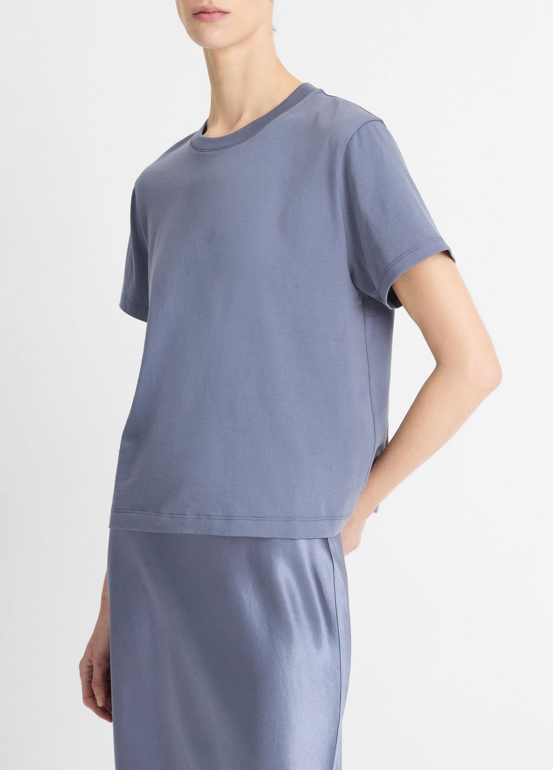 VINCE Trending - Pima Cotton Crew Neck T-Shirt in Shirts & Tees