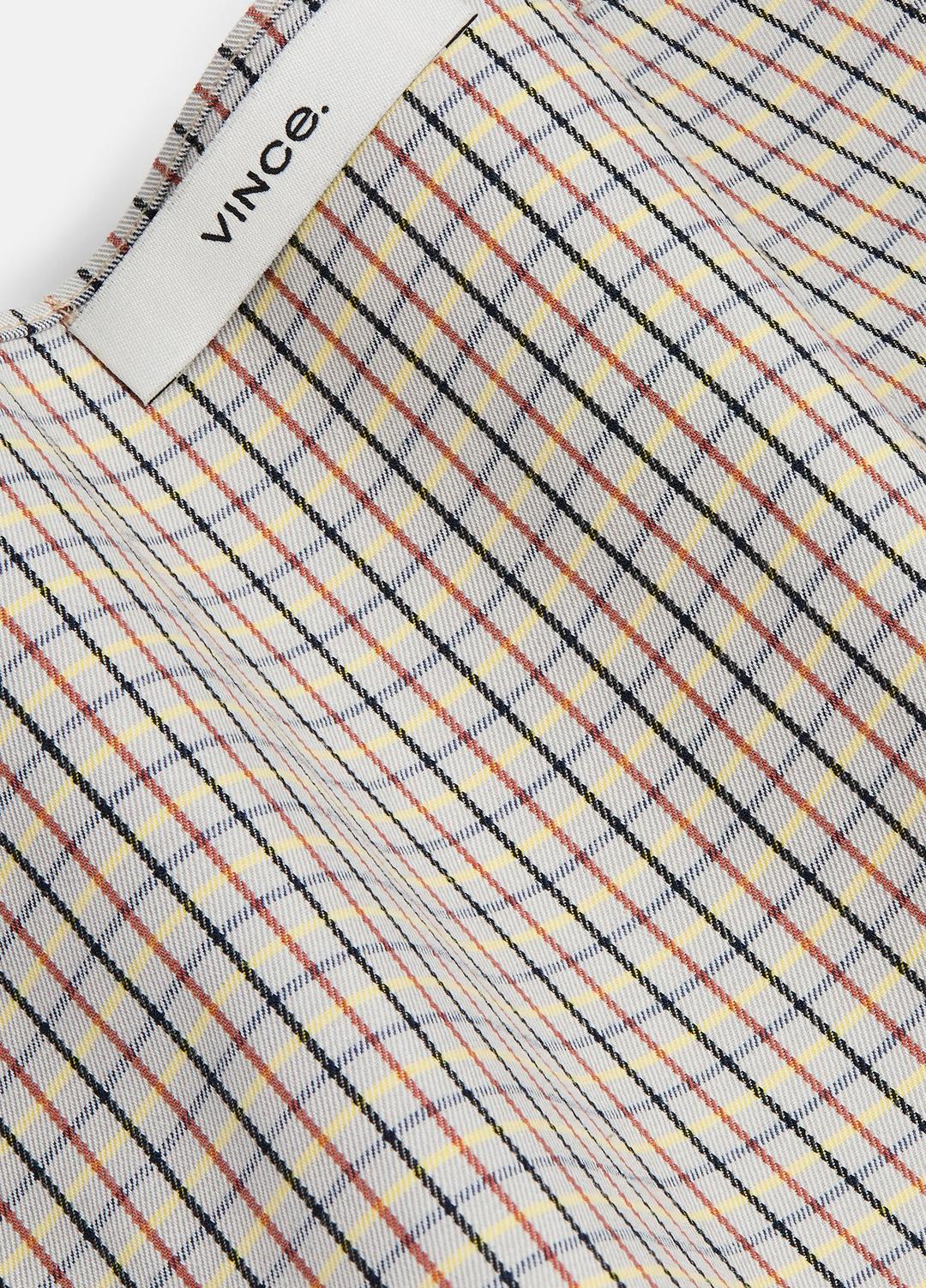 VINCE Best Price - Gardener's Check Cotton Headkerchief in Accessories
