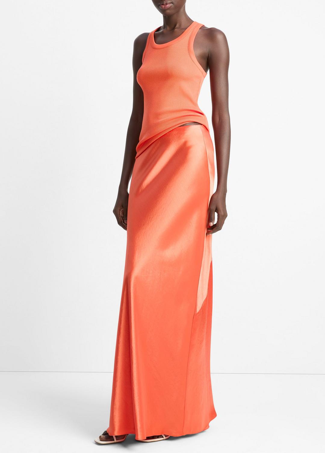 VINCE Trending - Satin Maxi Skirt in Dresses & Skirts
