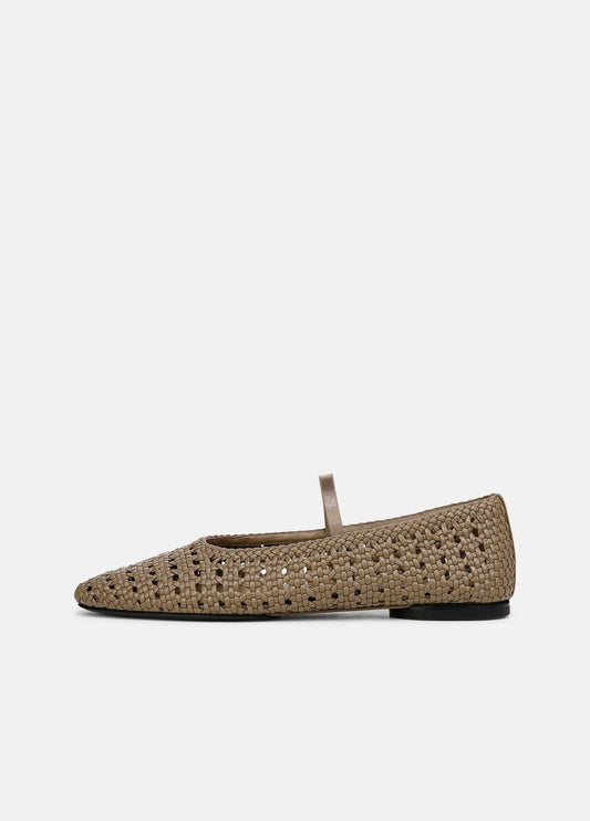 VINCE Special Offer - Vivian Leather Mary Jane Flat in Shoes