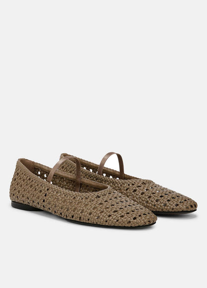 VINCE Special Offer - Vivian Leather Mary Jane Flat in Shoes