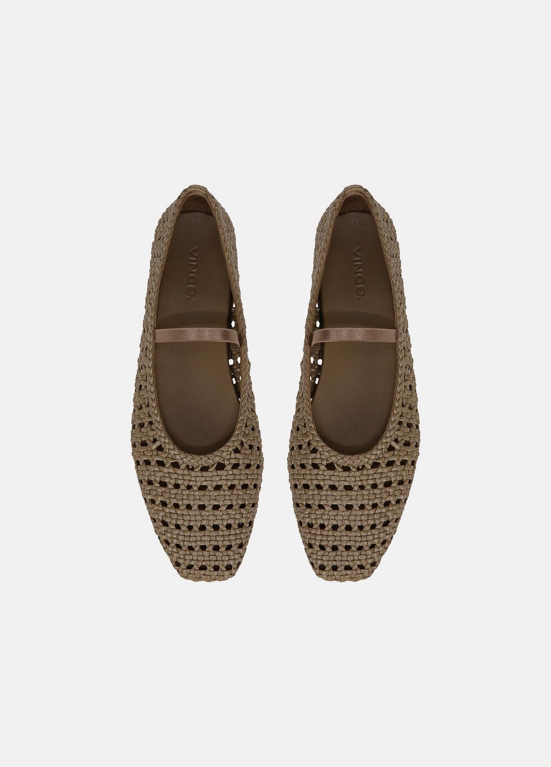 VINCE Special Offer - Vivian Leather Mary Jane Flat in Shoes