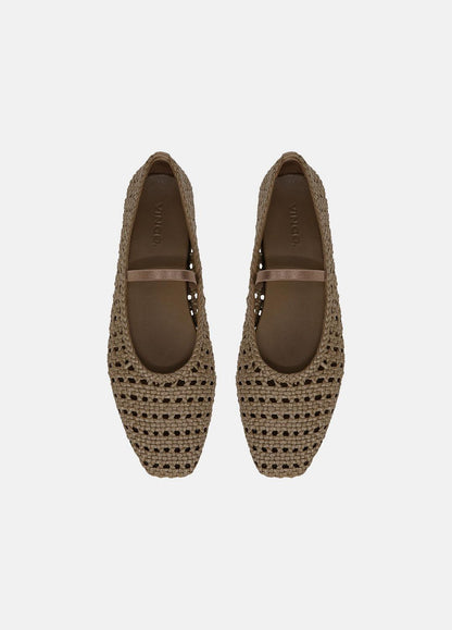 VINCE Special Offer - Vivian Leather Mary Jane Flat in Shoes