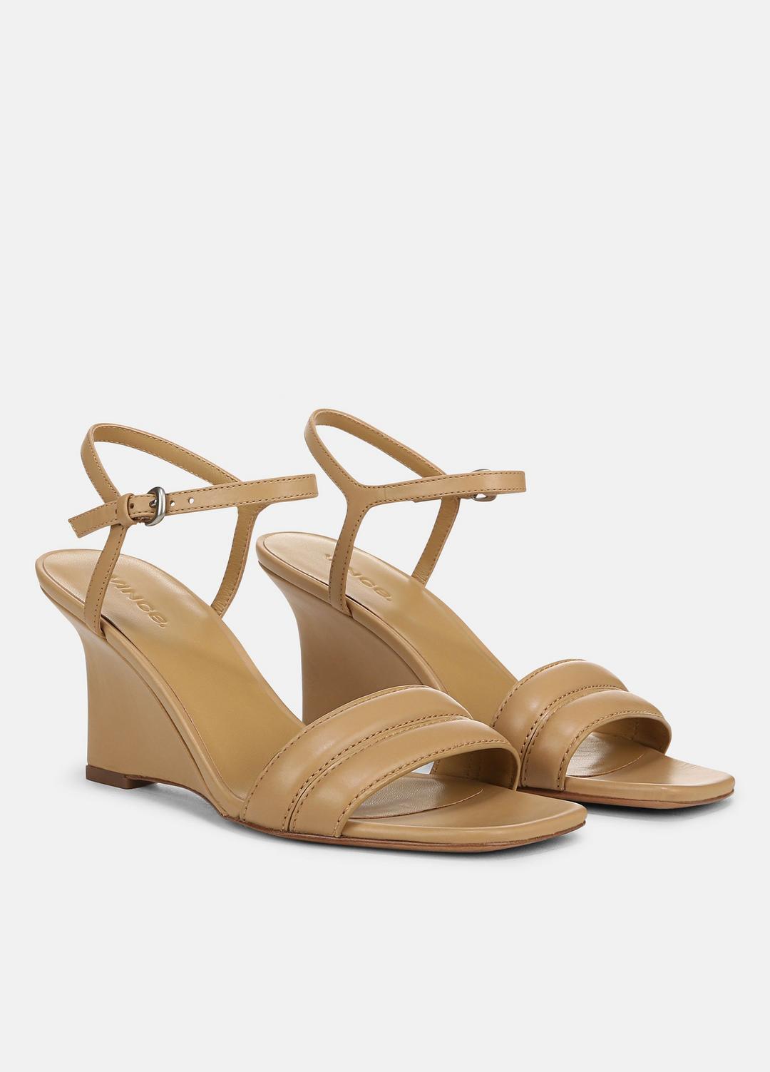 VINCE Customer Favorite - Prema Leather Wedge Sandal in Shoes