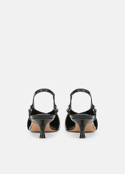 VINCE Trending - Sabrina Leather Slingback Kitten Heel in Shoes