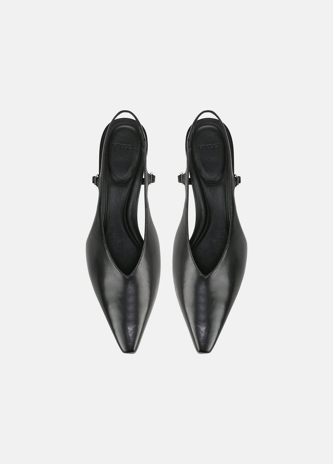 VINCE Trending - Sabrina Leather Slingback Kitten Heel in Shoes