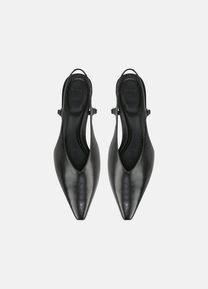 VINCE Trending - Sabrina Leather Slingback Kitten Heel in Shoes
