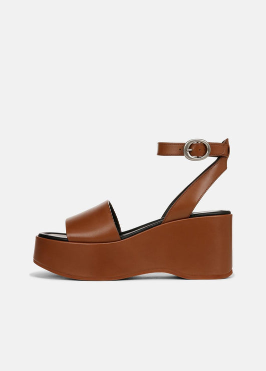 VINCE Latest - Phillipa Leather Platform Sandal in Shoes