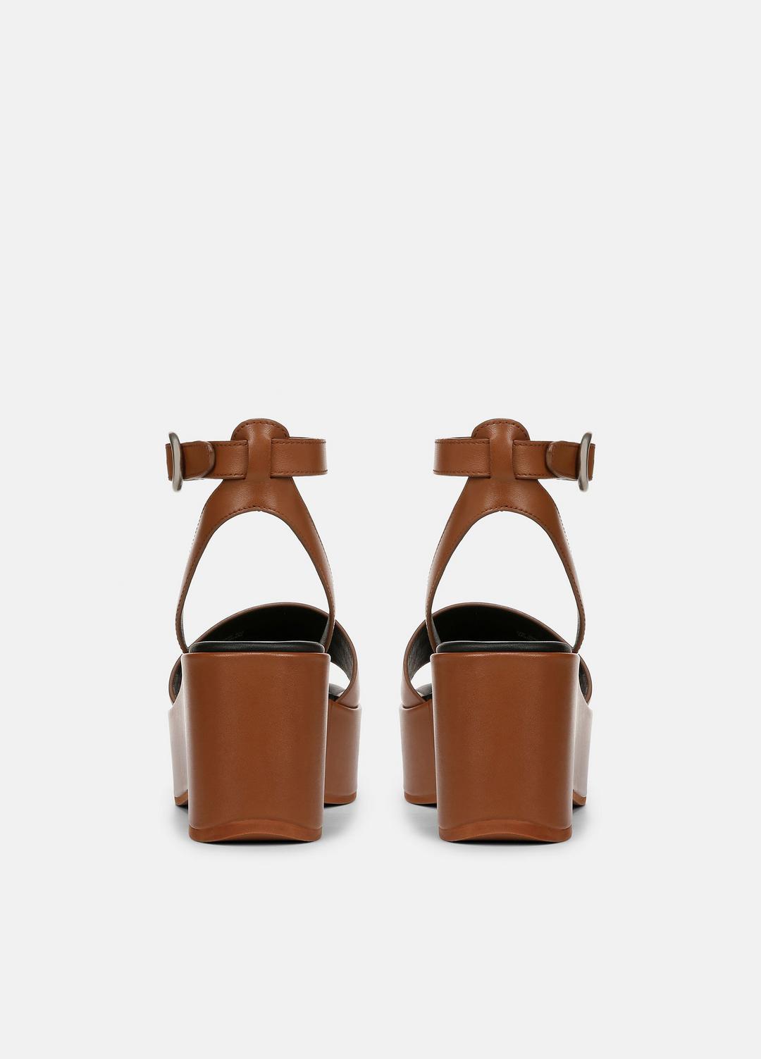 VINCE Latest - Phillipa Leather Platform Sandal in Shoes