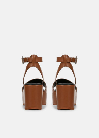VINCE Latest - Phillipa Leather Platform Sandal in Shoes