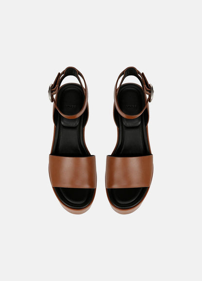 VINCE Latest - Phillipa Leather Platform Sandal in Shoes