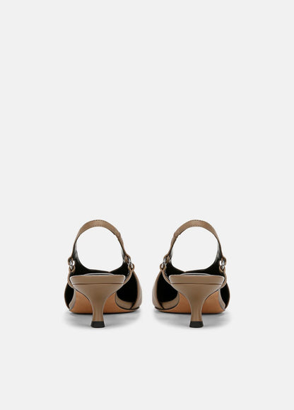 VINCE New - Sabrina Leather Slingback Kitten Heel in Shoes