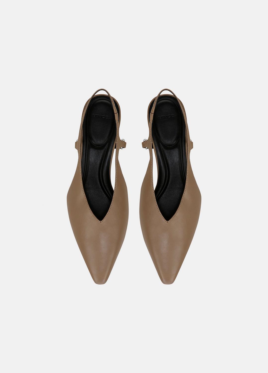 VINCE New - Sabrina Leather Slingback Kitten Heel in Shoes