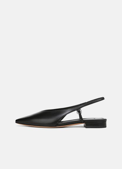 VINCE Best Seller - Ines Leather Slingback Flat in Shoes