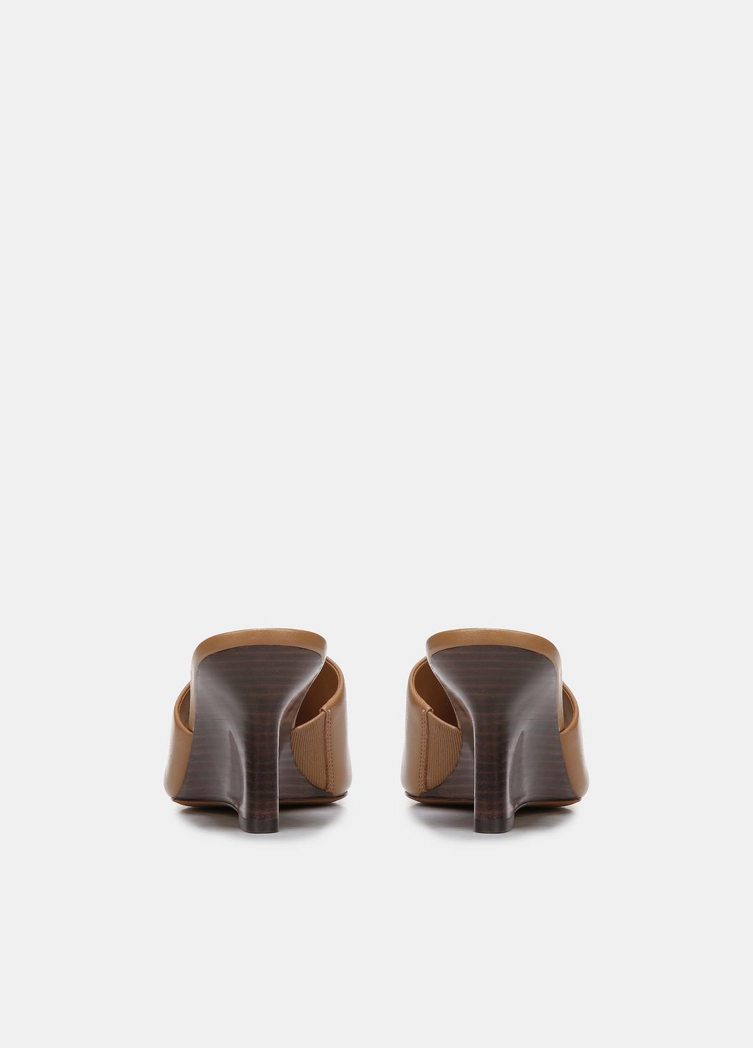 VINCE Smart Buy - Pia Leather Wedge Sandal in Shoes