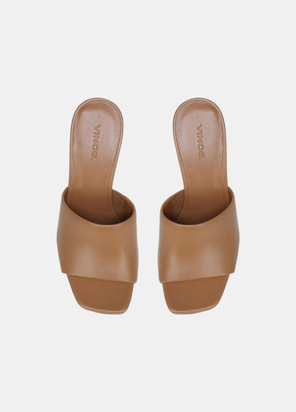 VINCE Smart Buy - Pia Leather Wedge Sandal in Shoes
