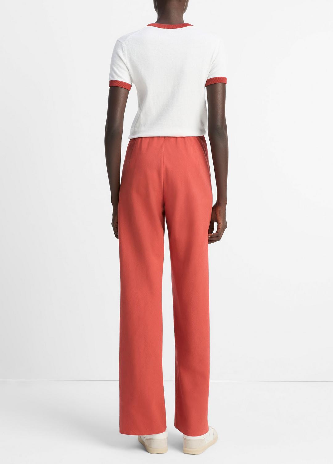 VINCE Latest - Cotton-Blend High-Waist Bias Pant in Pants & Shorts