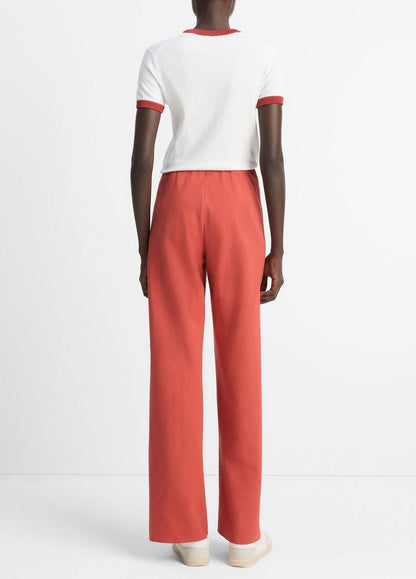 VINCE Latest - Cotton-Blend High-Waist Bias Pant in Pants & Shorts