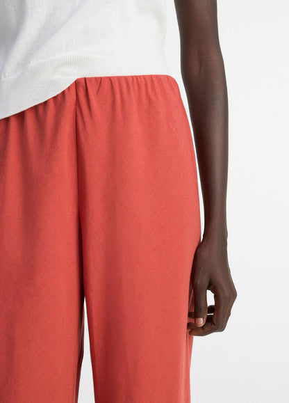 VINCE Latest - Cotton-Blend High-Waist Bias Pant in Pants & Shorts